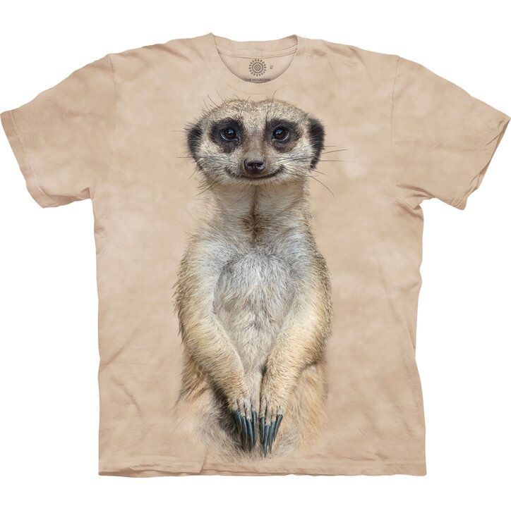 Tričko s krátkým rukávem Pohled surikaty | Dedoles