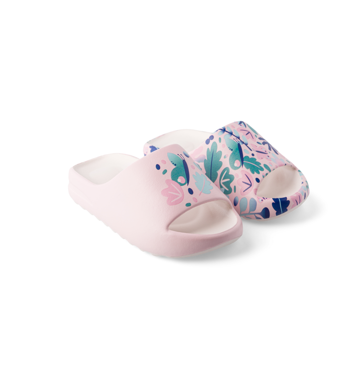 Dedoles  detské Chunky šľapky Listy a motýle Viacfarebná