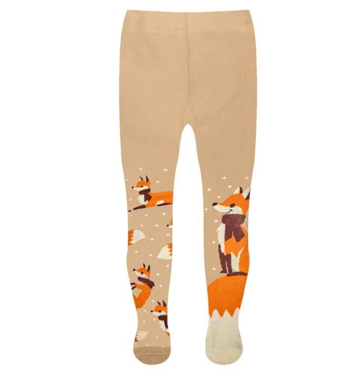 Dedoles  detské pančušky Líška so šálom Oranžová