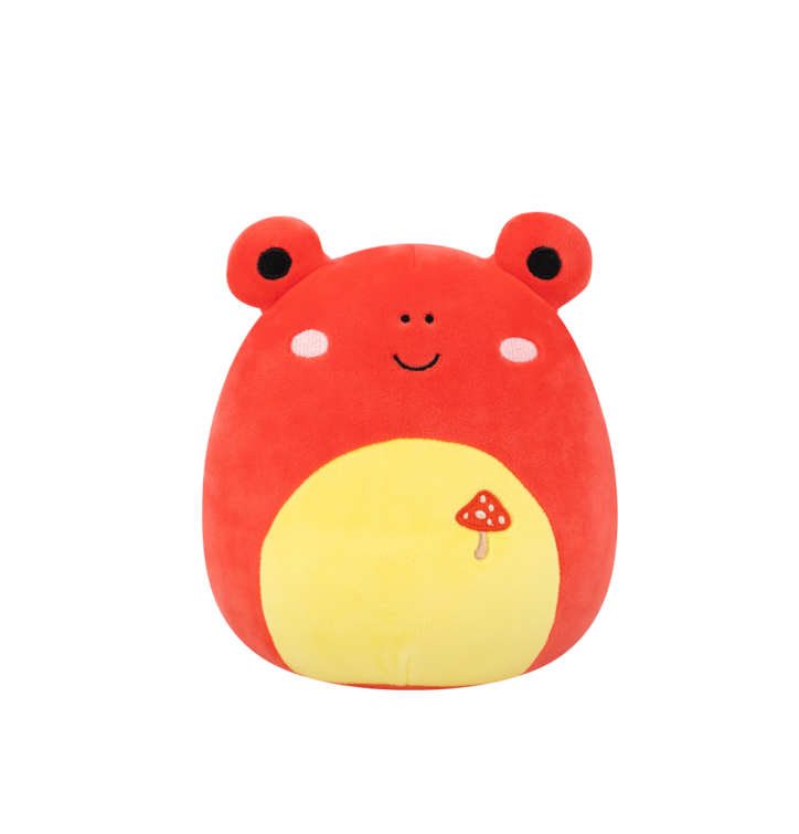 Dedoles SQUISHMALLOWS Červená pralesnička – Obu, 20 cm Viacfarebná