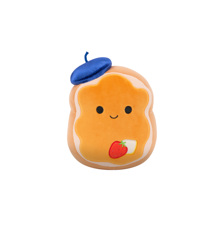 Dedoles SQUISHMALLOWS Francúzsky toast s baretom – Ennui, 30 cm Viacfarebná