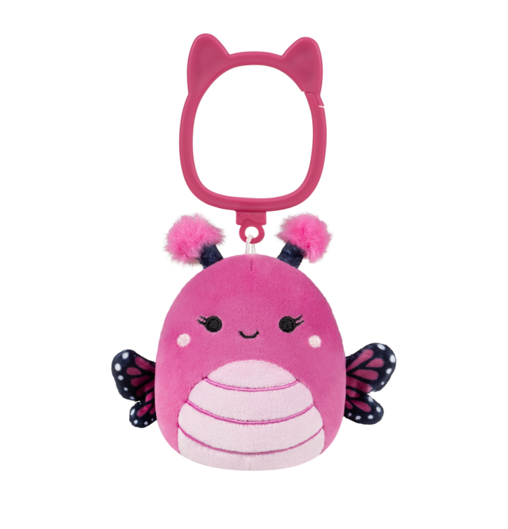 Dedoles SQUISHMALLOWS Kľúčenka Motýľ - Marcelina, 9 cm Viacfarebná