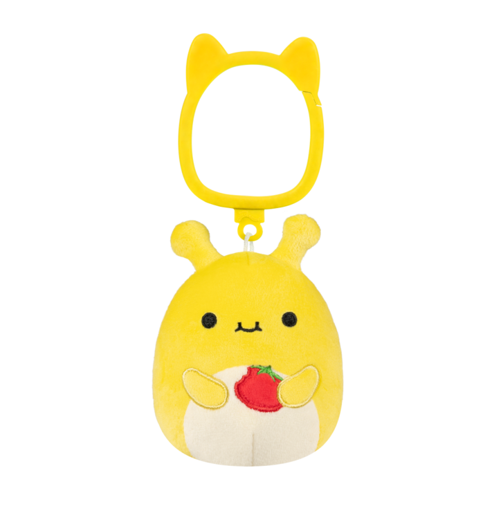 Dedoles SQUISHMALLOWS Kľúčenka Slimák banánový - Zarina, 9 cm Viacfarebná