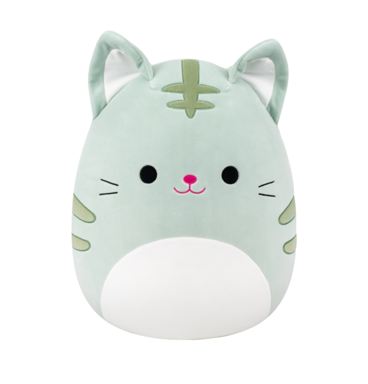 Dedoles SQUISHMALLOWS Murovaný kocúr – Chase, 35 cm Viacfarebná