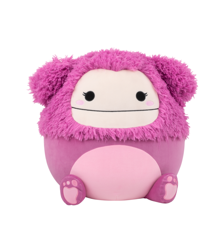 Dedoles SQUISHMALLOWS Ružový Bigfoot – Nanette, 35 cm Viacfarebná
