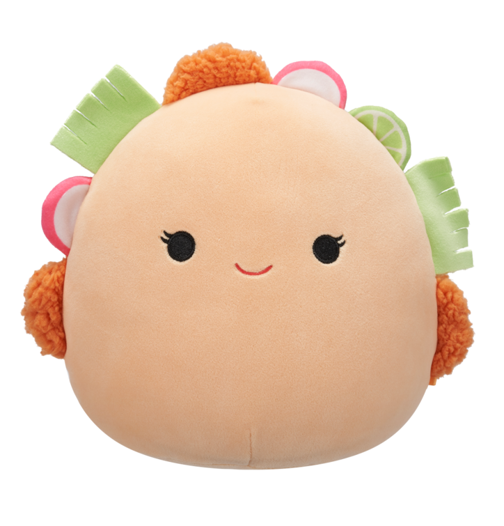 Dedoles SQUISHMALLOWS Rybacie taco – Amberjack, 20 cm Viacfarebná