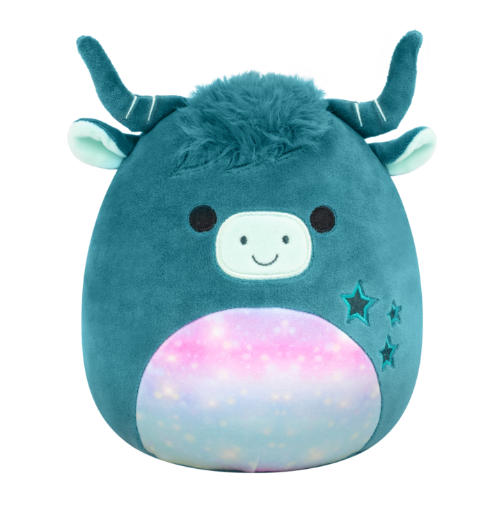 Dedoles Unisex Squishmallows Clark La Mucca Verde Delle Highland, 13 Cm Kids