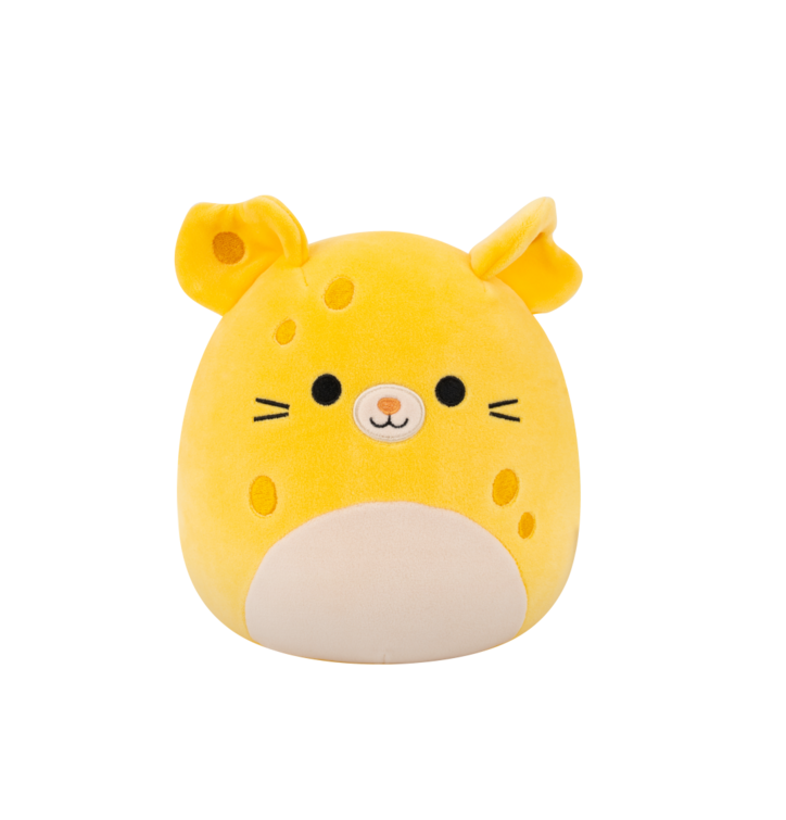 Dedoles SQUISHMALLOWS Žltá syrová myška – Amelia, 35 cm Viacfarebná