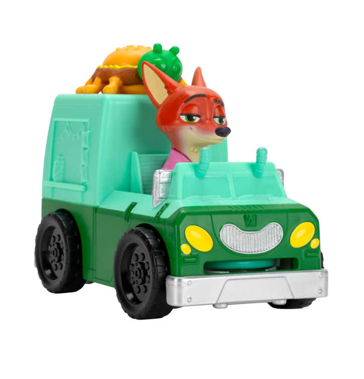 Dedoles Zootropolis postavičky s autom – lišiak Nick Viacfarebná