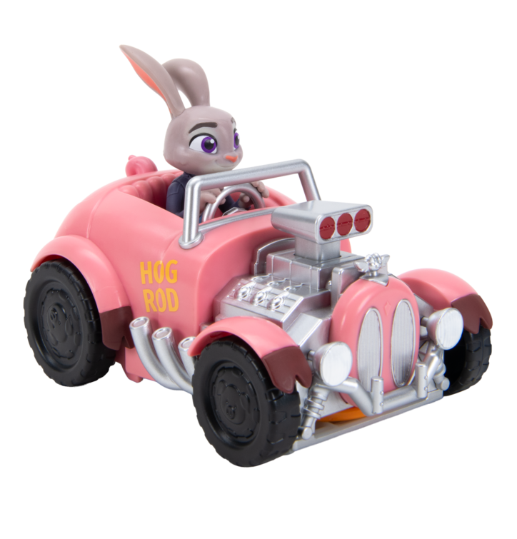 Dedoles Zootropolis postavičky s autom – zajačica Judy Viacfarebná