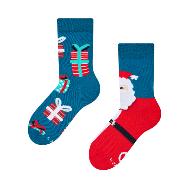 Dedoles Detské ponožky Santa a darčeky Viacfarebná