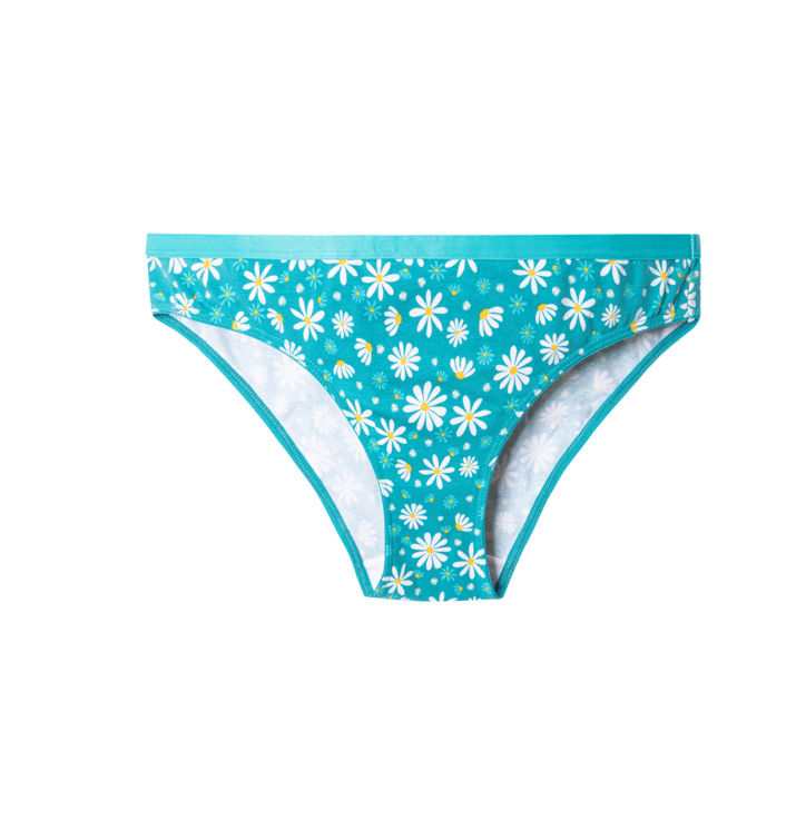 Funny women's panties with chamomile