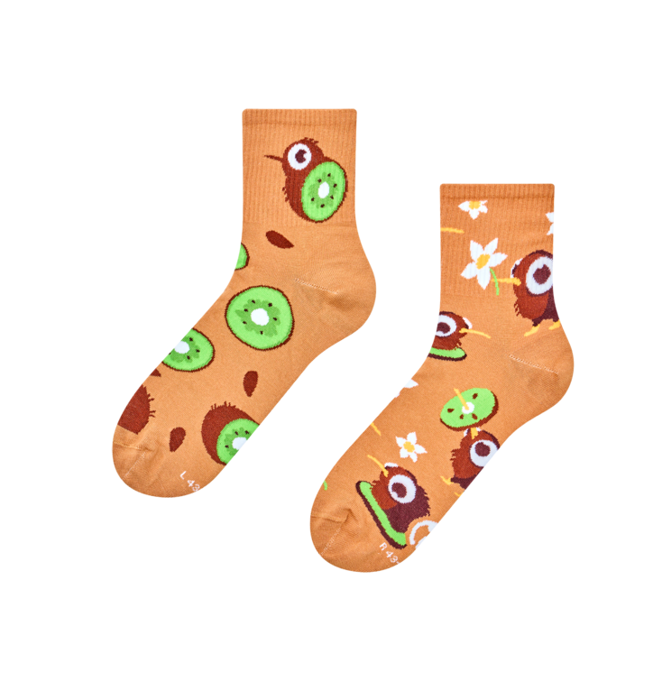 Dedoles  lýtkové ponožky Vtáčik Kiwi Viacfarebná