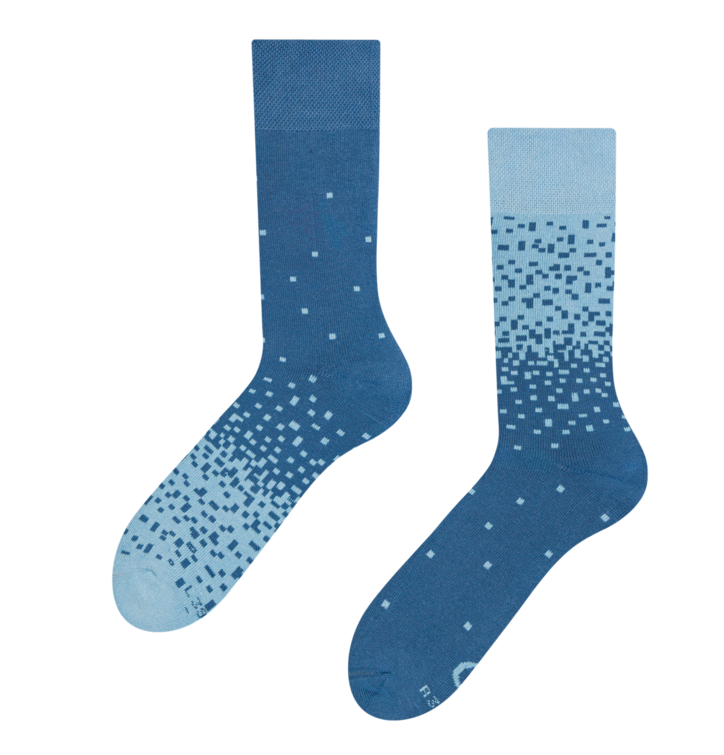 Dedoles Ľadovo modré teplé ponožky Modrá