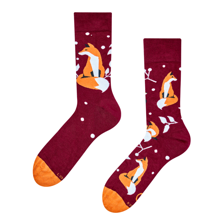 Dedoles  bambusové ponožky Líška a listy