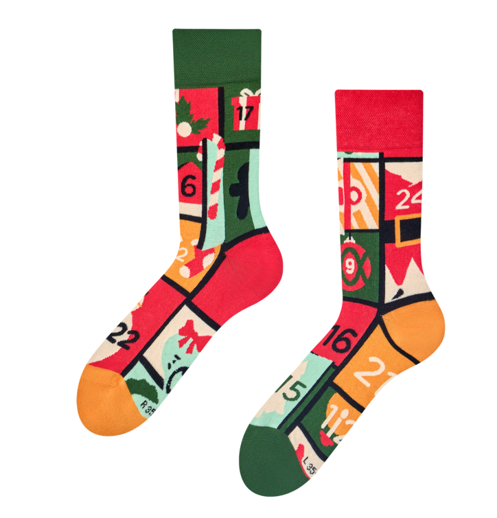 Dedoles  ponožky Adventný kalendár Viacfarebná
