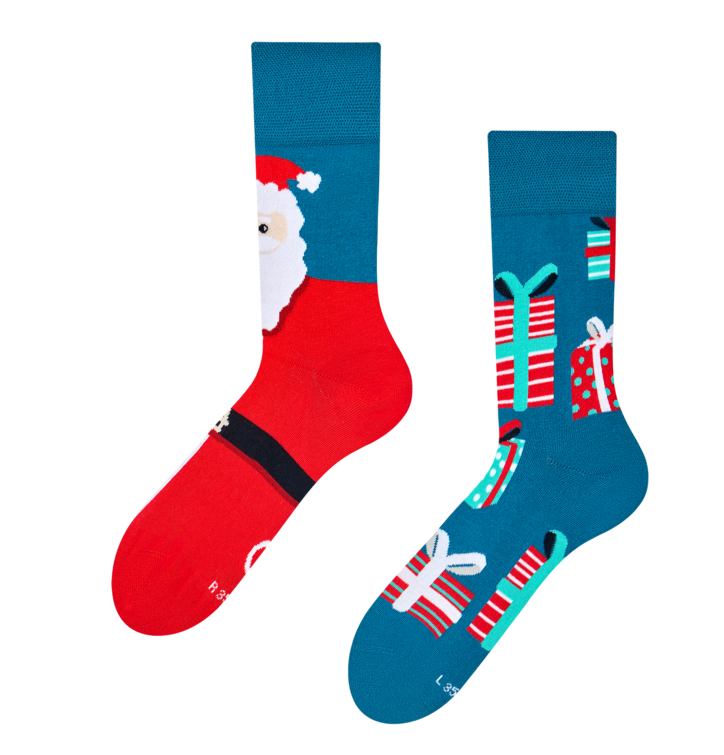 Dedoles  ponožky Santa a darčeky Viacfarebná
