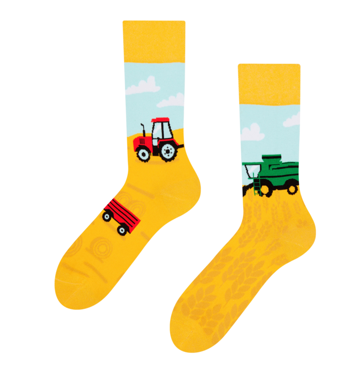 Dedoles  ponožky Traktor Žltá
