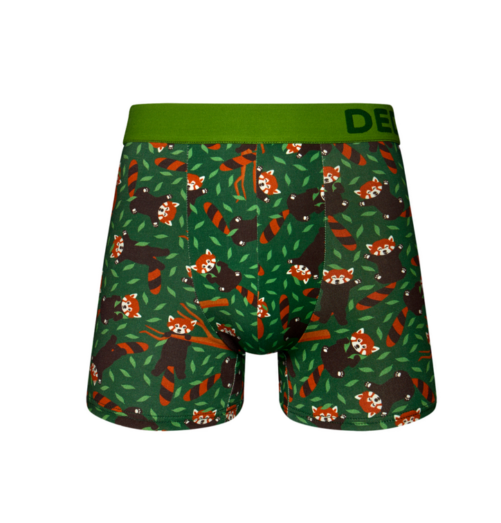 Dedoles  pánske boxerky Panda červená Zelená