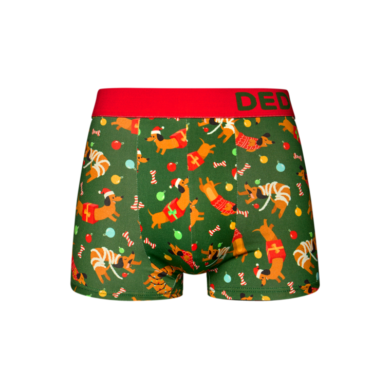 Dedoles Skrátené pánske boxerky Jazvečík a darčeky Viacfarebná