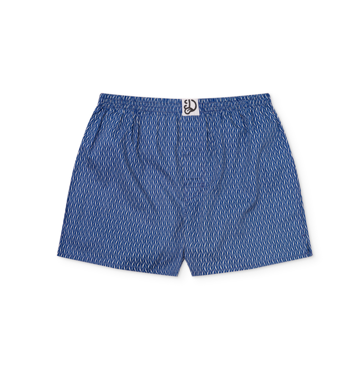 Dedoles Modro-sivé pánske vzorované trenky