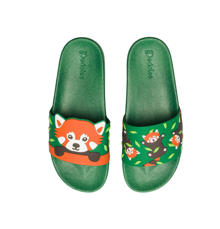 Dedoles  šľapky Panda Červená Zelená