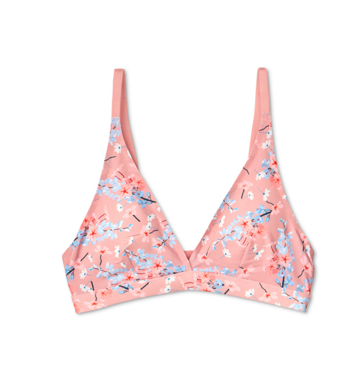 Dedoles Női varrás nélküli bralette melltartó Virágágyás