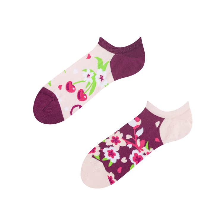 Dedoles zokni sportcipőbe Cseresznyevirág