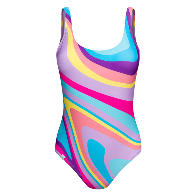 Dedoles  dámske celé plavky Farebné vlny