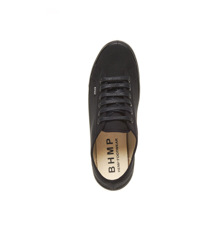 ladies black trainers with black sole