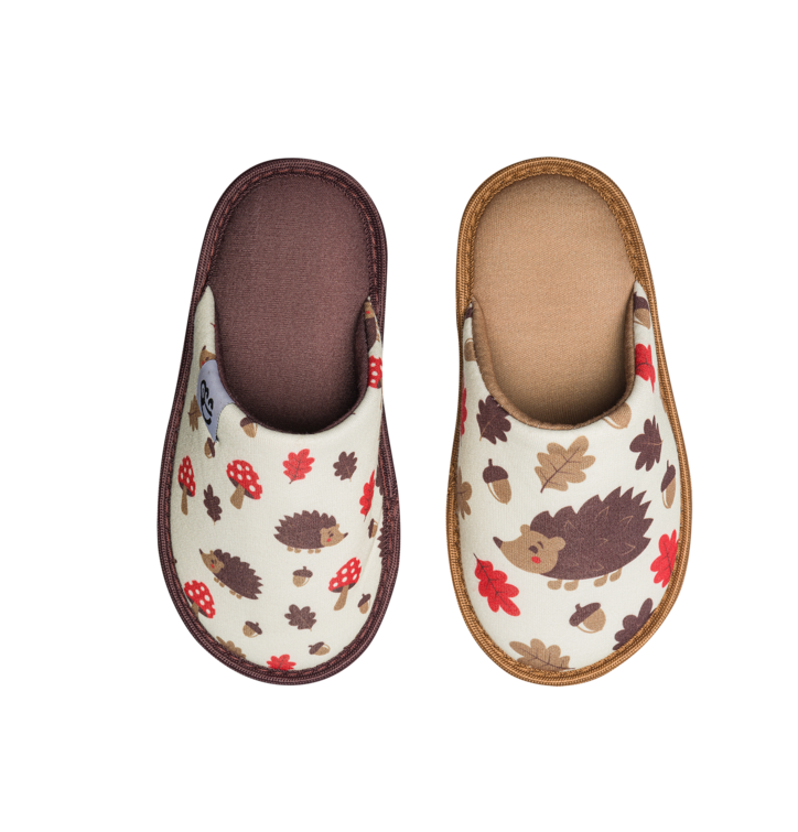 Wesołe kapcie dziecięce Leśny jeż