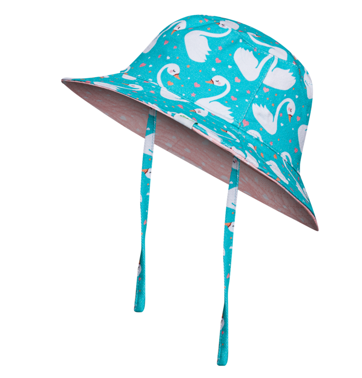 Wesoły kapelusz dziecięcy Uroczy łabędź