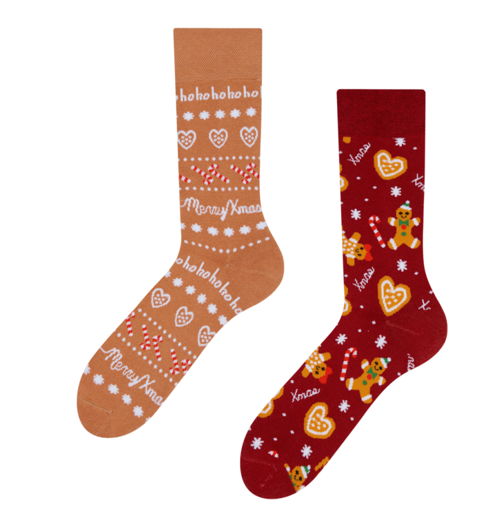 Wesołe i ciepłe skarpetki Piernikowy świat