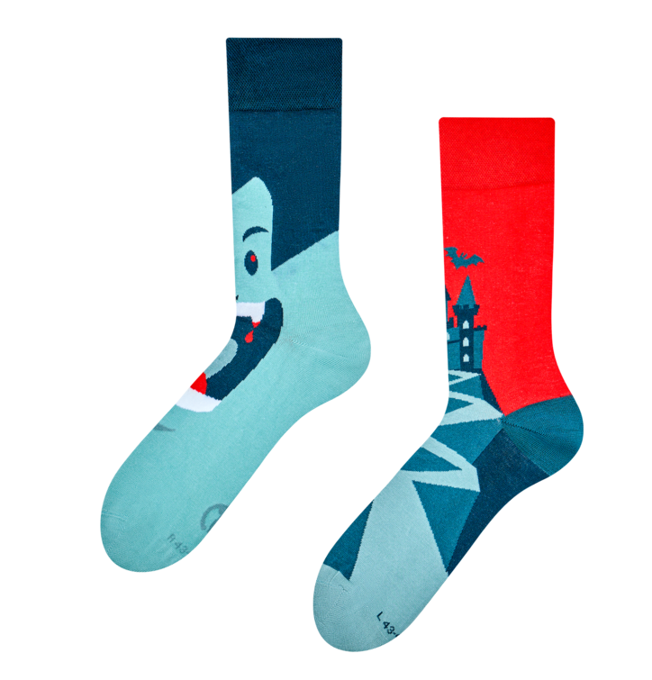 Wesołe skarpetki Zamek Drakuli