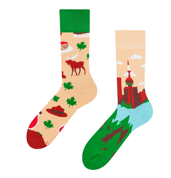Wesołe skarpetki Kanada