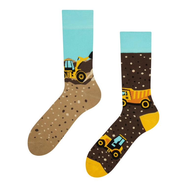Wesołe skarpetki Ciężki sprzęt