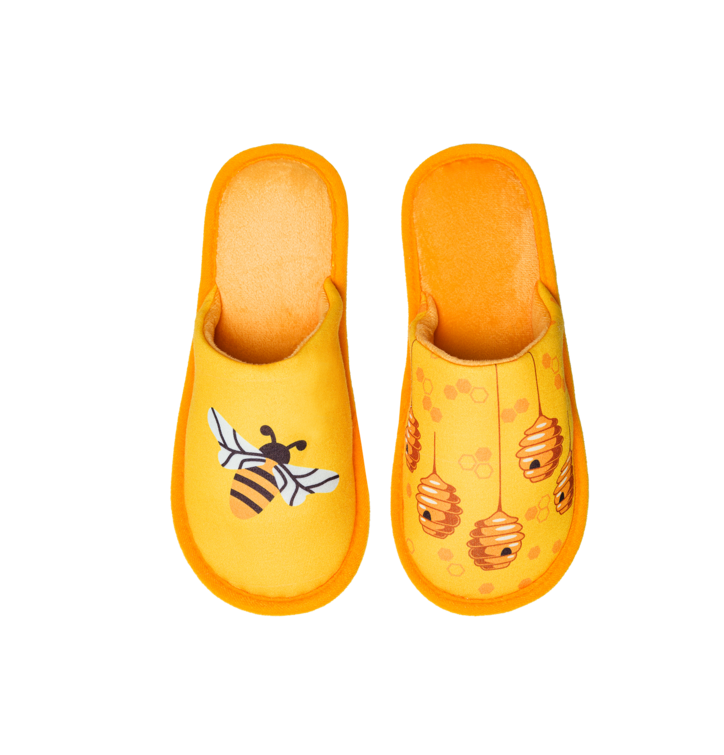 Wesołe kapcie Pracowite pszczoły