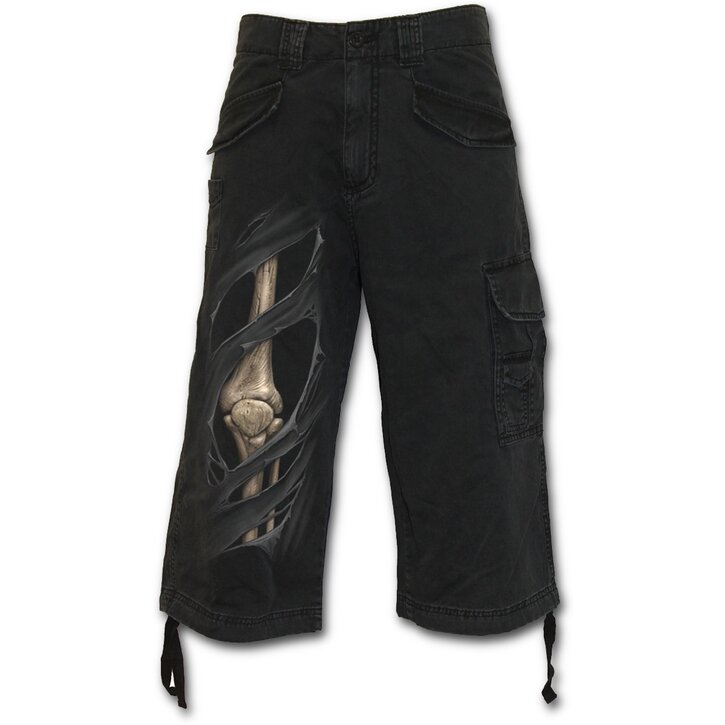 Pantaloni Trei Sferturi Bărbaţi Cu Motiv Oase Dedoles