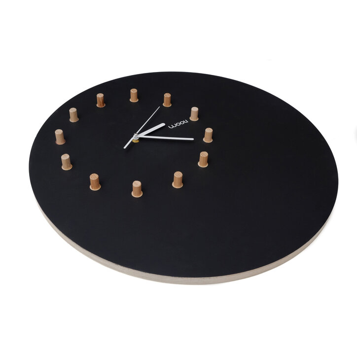 Wall Clock Kloki Xl Black Dedoles