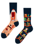 Chaussettes rigolotes Bibliothèque