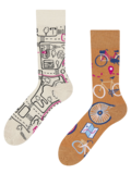 Veselé ponožky Městské kolo