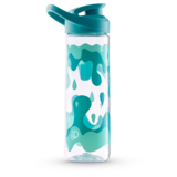 Lustige Wasserflasche Türkisfarbene Tropfen 700 ml