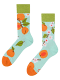 Vrolijke sokken Abrikozen