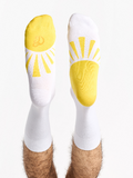 Lustige Socken Sonnenschein