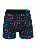 Lustige Boxershorts für Männer Pixelherzen