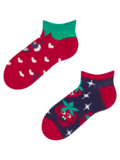 Socquettes rigolotes pour enfants Fraises joyeuses