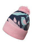 Vesela pletena kapa Zimske ptice