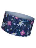 Lustiges funktionelles Stirnband Violette Blumen