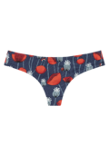 Women's Brazilian Panties Ladybugs & Poppy Flowers
