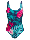 Veseli jednodijelni kupaći kostim Tropski raj